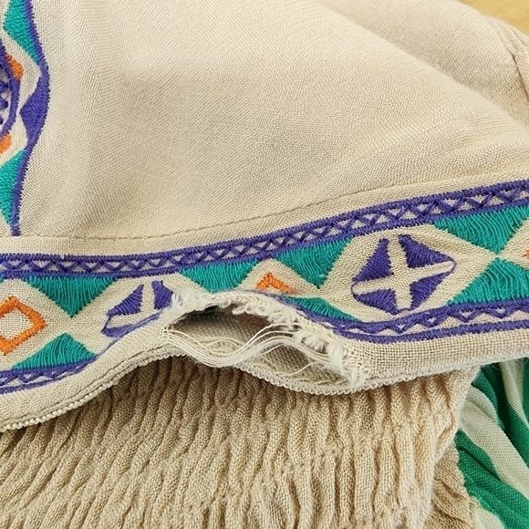 Flying Tomato Strapless Boho Maxi Dress Size S - Picture 8 of 13